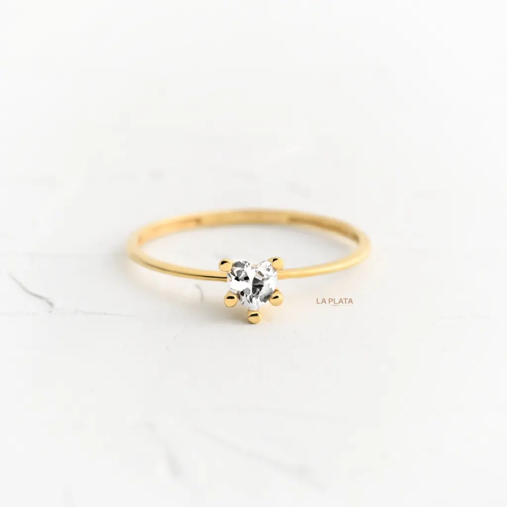 ANILLO HALO DE CORAZÓN