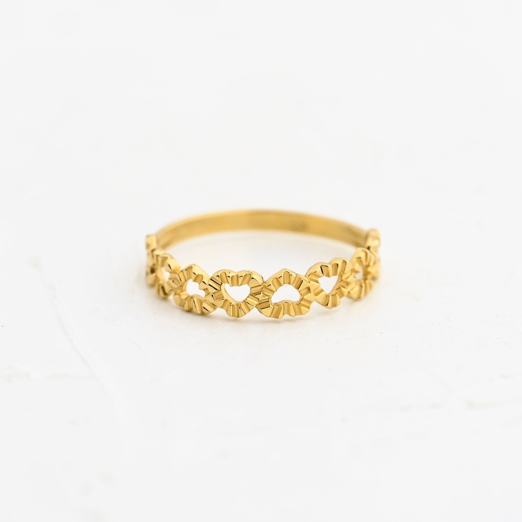 ANILLO CORAZON DIAMANTADO  
