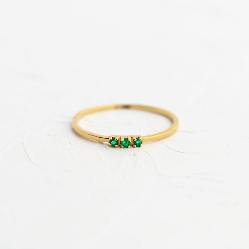 ANILLO ESMERALDA LINE 