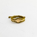 ANILLO TEJIDO LETRA TAMBOR 