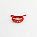 ANILLO TEJIDO BALINES DIAMANTADOS 