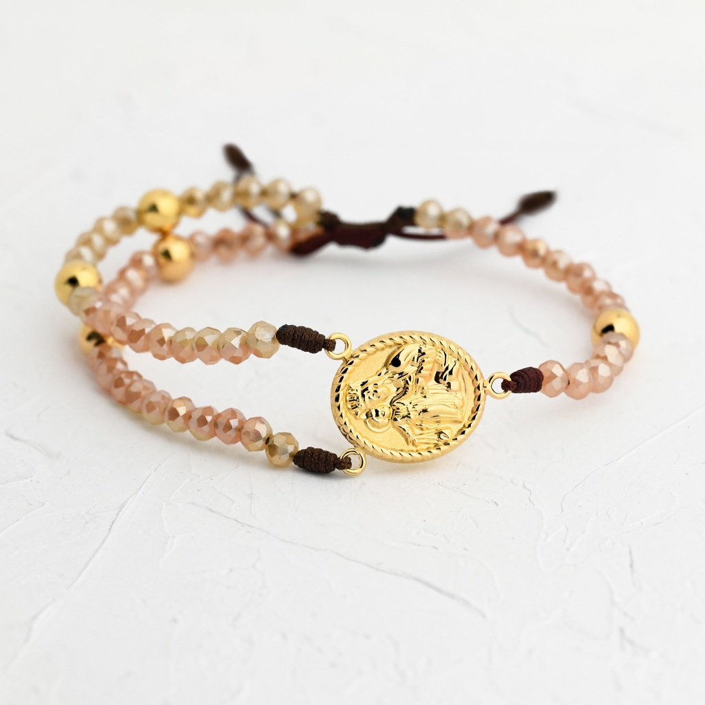 PULSERA DENARIO VIRGEN DEL CARMEN