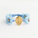 PULSERA GUADALUPANA CELESTE