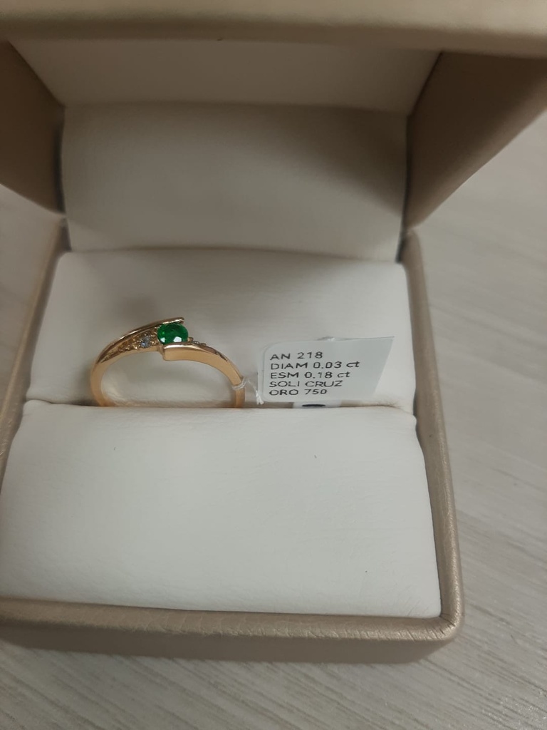 ANILLO ESMERALDA JARDIN SECRETO  