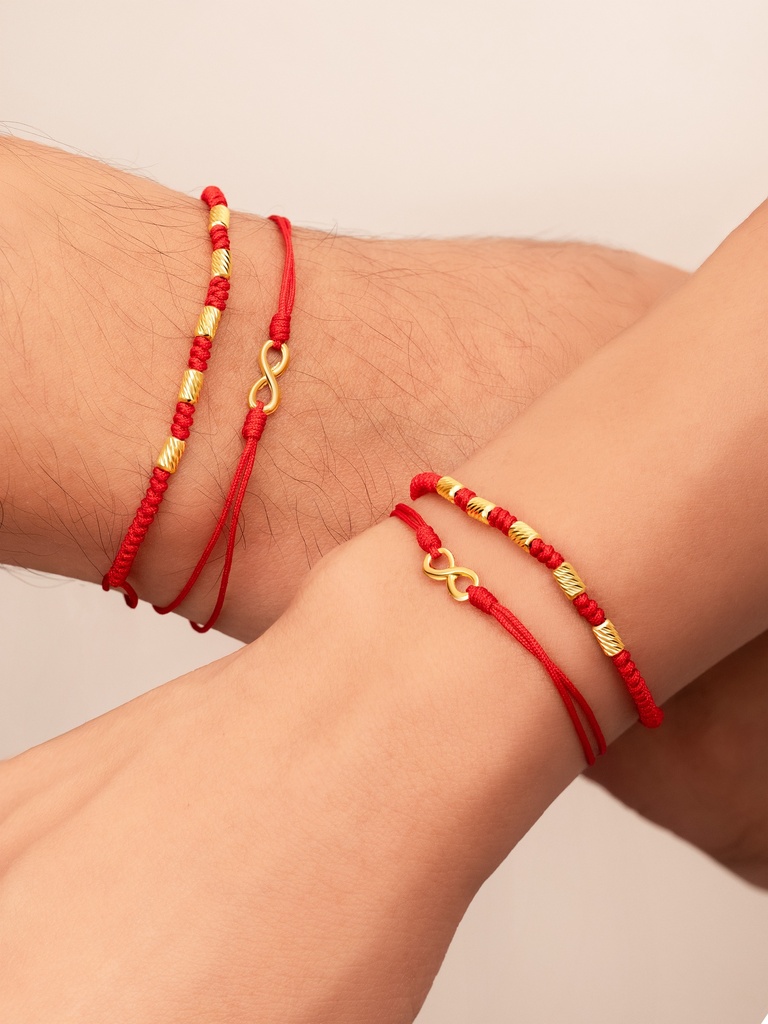 PULSERA DUO LAZO INFINITO
