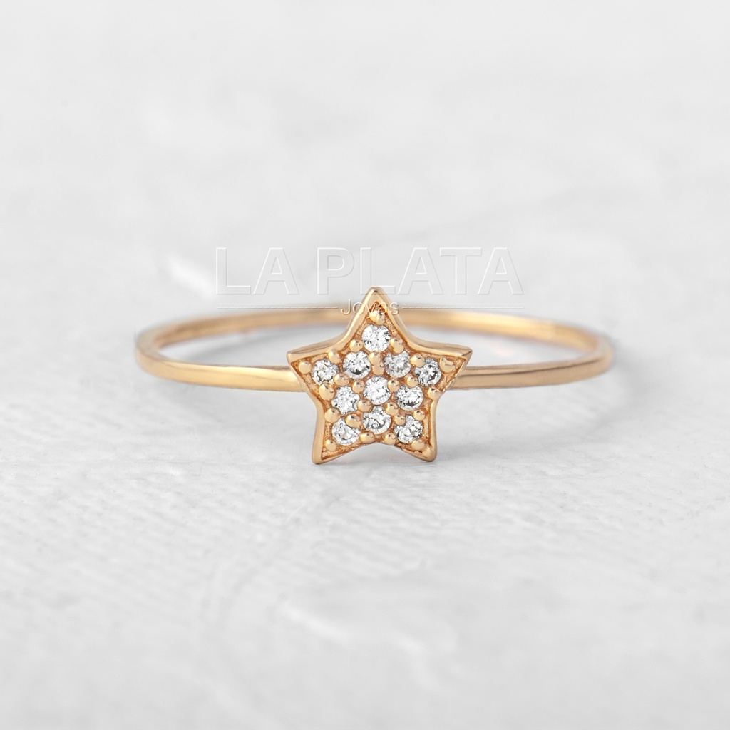 ANILLO ESTRELLA GRANDE CIRCONADA