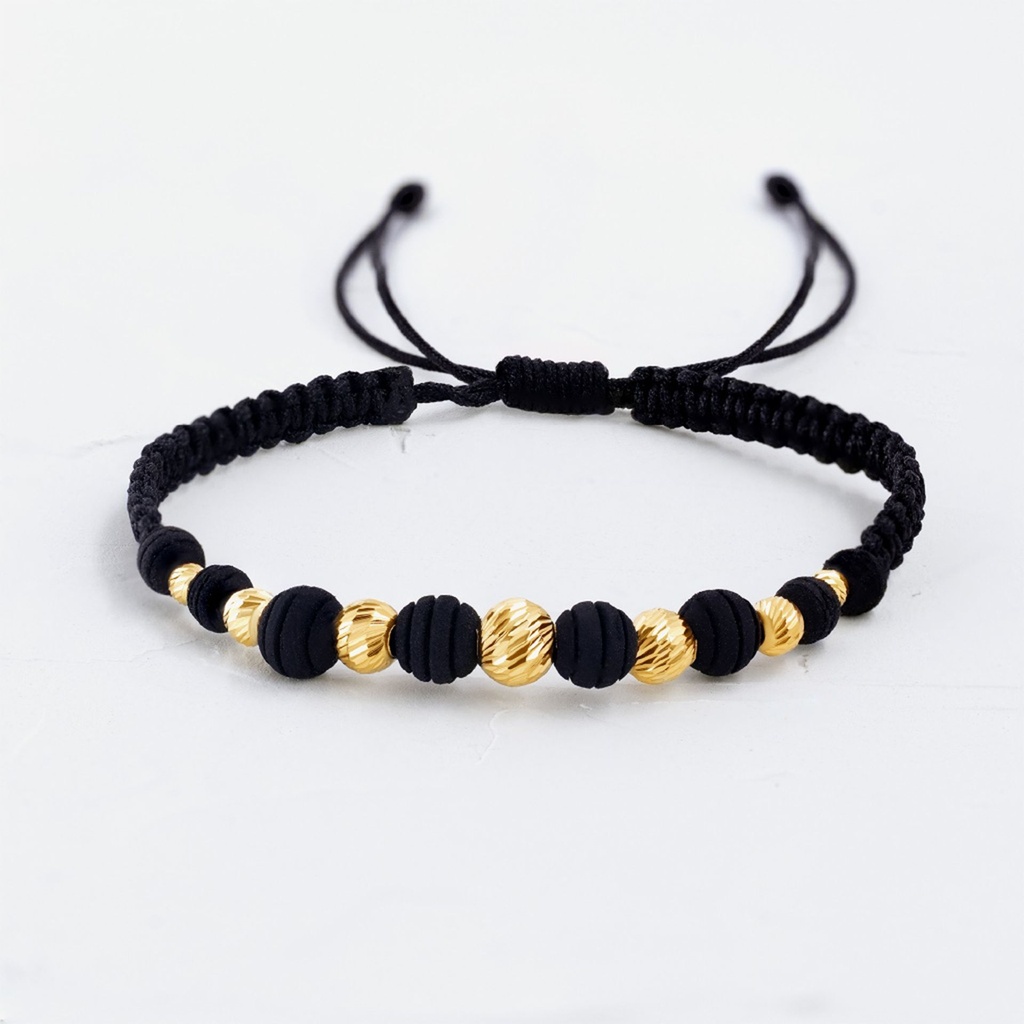 PULSERA CON ESFERAS DIAMANTADAS
