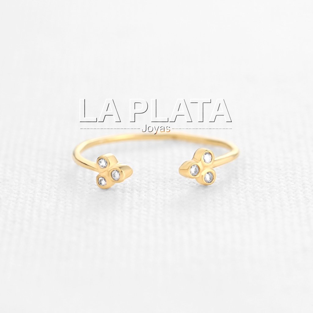 ANILLO DOS CAMINOS DE FLOR