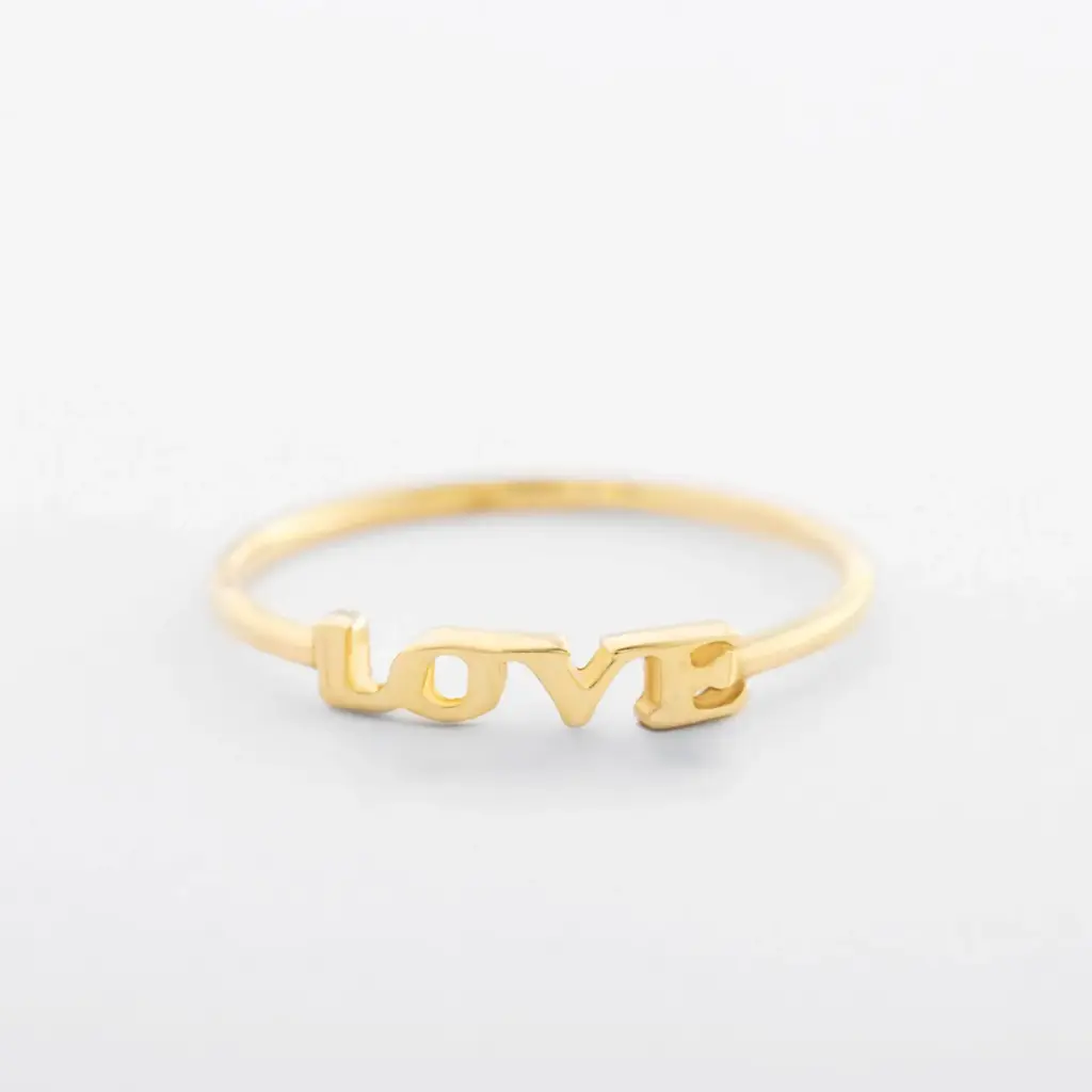 ANILLO LOVE LISO
