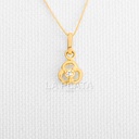 DIJE SILUETA DE FLOR