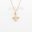 DIJE AVION CIRCONADO 