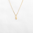 DIJE CORAZON PEQUEÑO CURVO CON CIRCON 