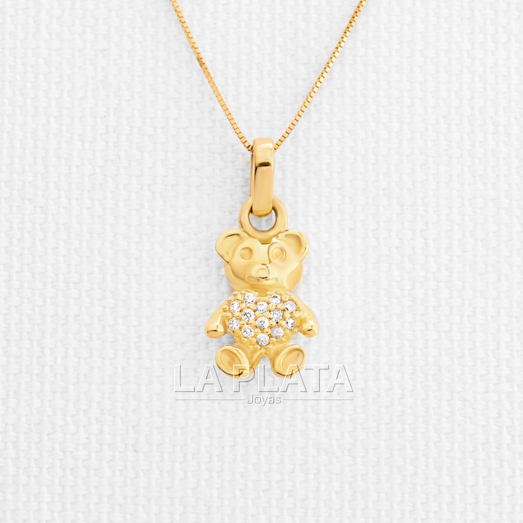 DIJE OSO PLANO CIRCONADO 