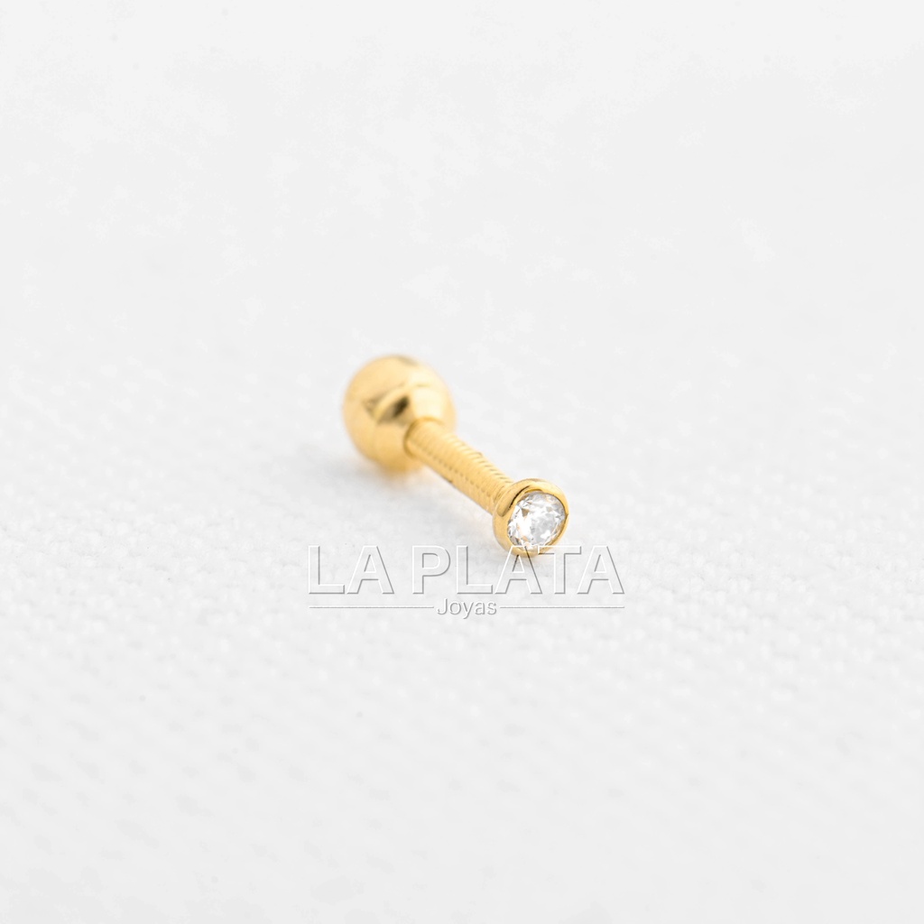 PIERCING CIRCON GRANDE CON TUERCA