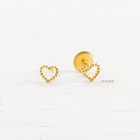 TOPOS CORAZÓN  RANURADO