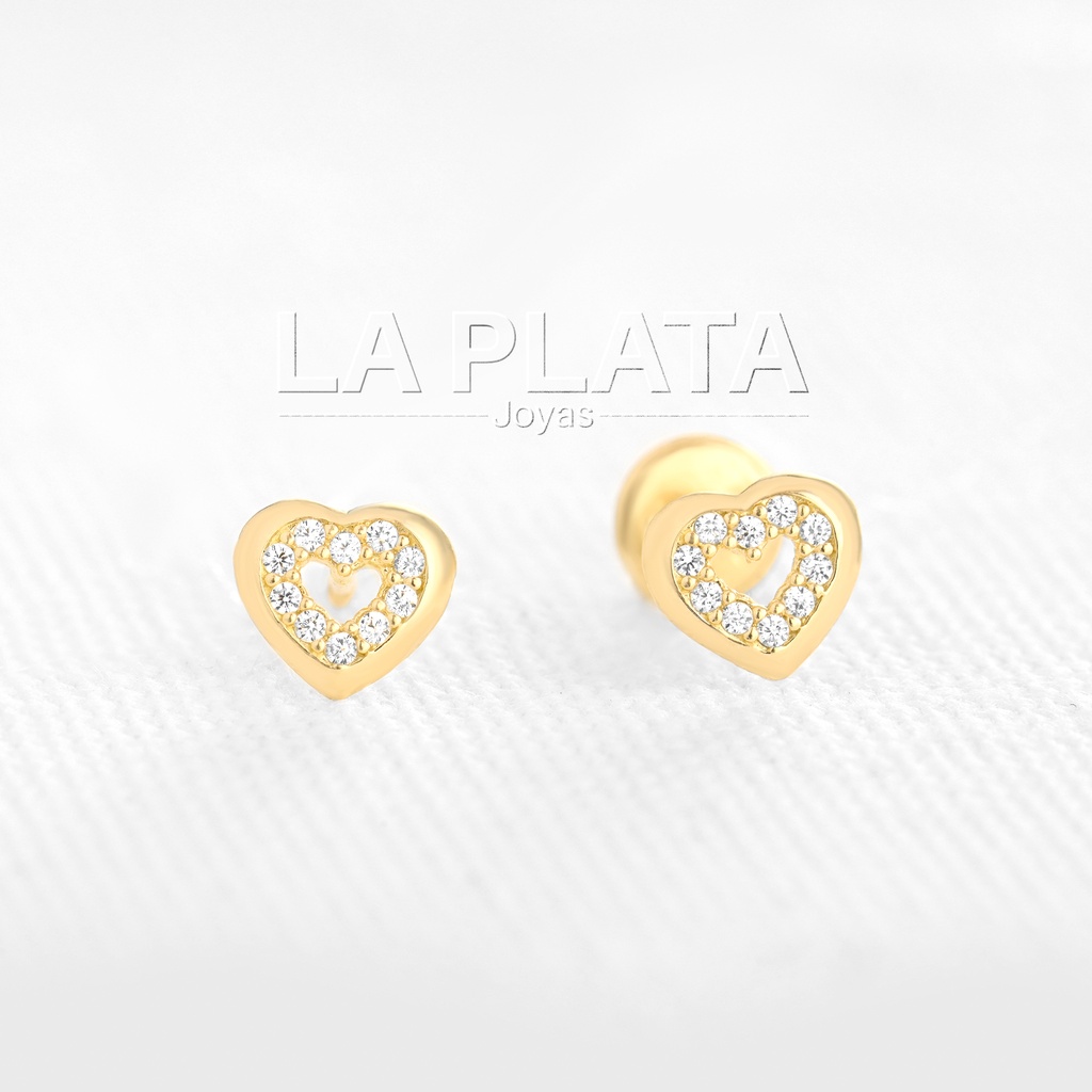 TOPOS CORAZON CON BORDE DE CIRCON 