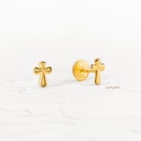 Topos Cruz Pq En Relieve Lisos