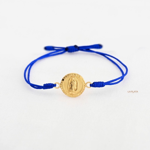 [PH122] PULSERA LA GUADALUPANA PLANA PESADA