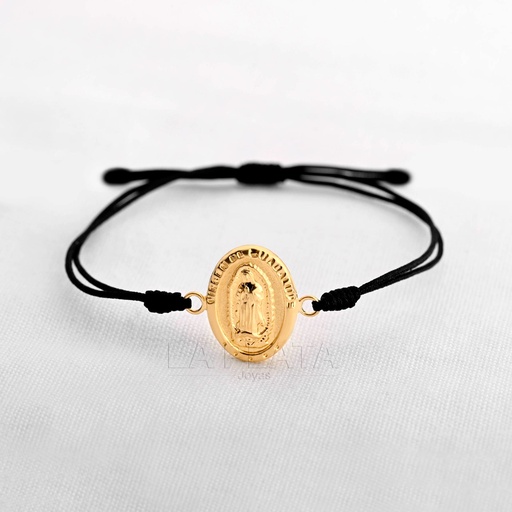 [PH125] PULSERA LA GUADALUPANA SEMI OVALADA