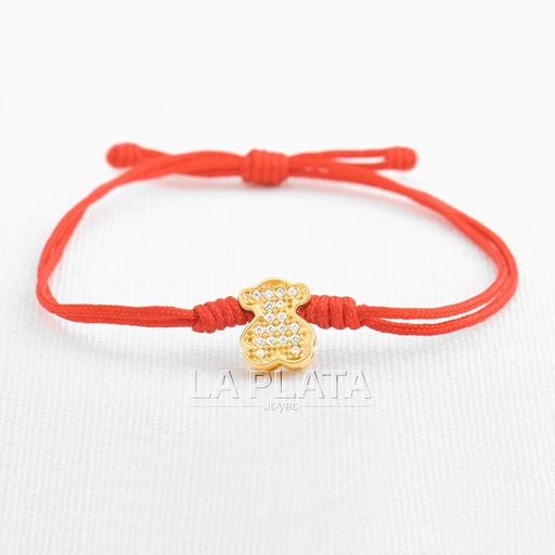 [PH288] PULSERA OSO TOUS CIRCONADA 