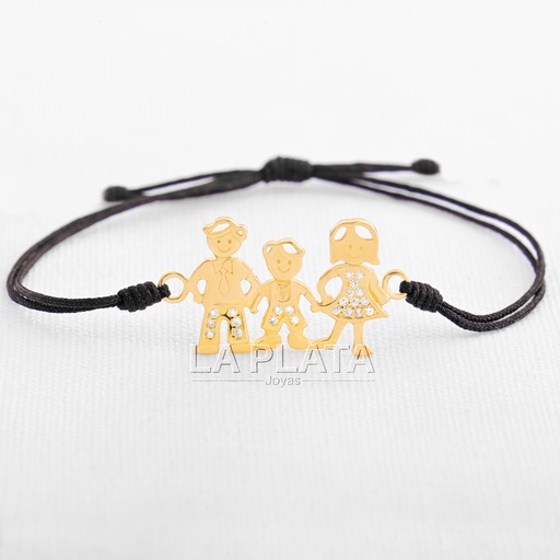 PULSERA PAPA, MAMA E HIJO 