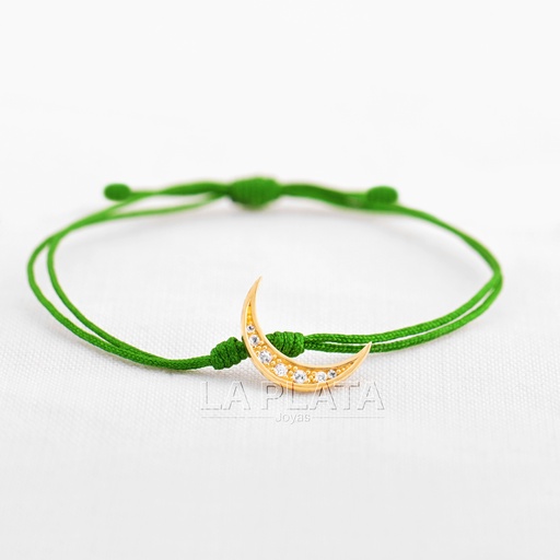 [PH367] PULSERA LUNA CIRCONADA