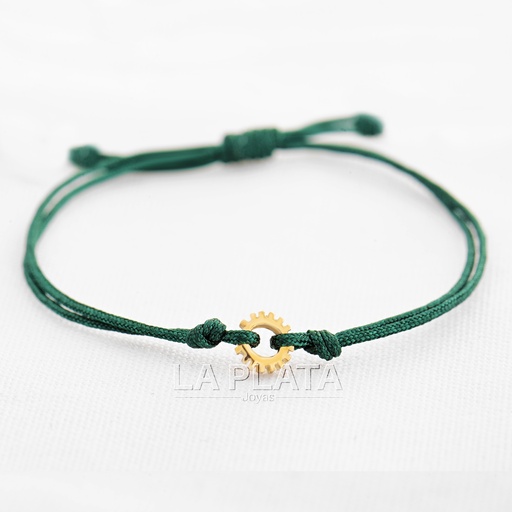 [PH395] PULSERA CIRCULO CON GRAVADO 