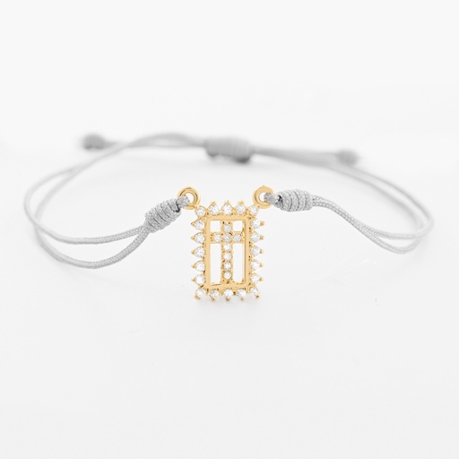 [PH430] PULSERA/DIJE PLACA CON CRUZ