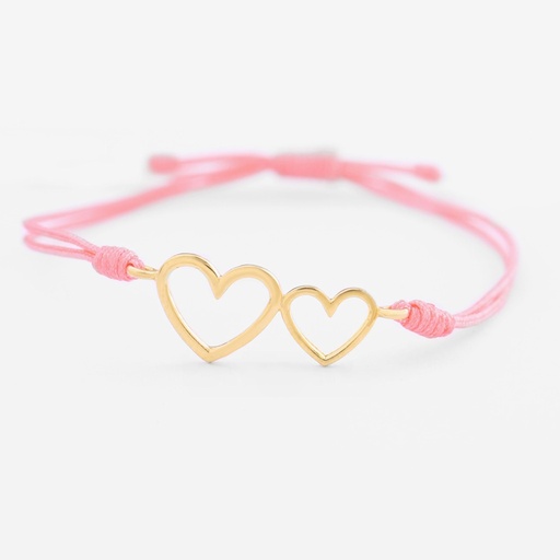 PULSERA DOBLE CORAZÓN