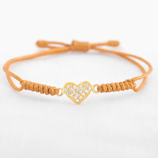 [PH587] PULSERA CORAZÓN MINIRELLENO DE CIRCÓN 