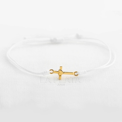 [PH595] PULSERA CRUZ CORAZON 