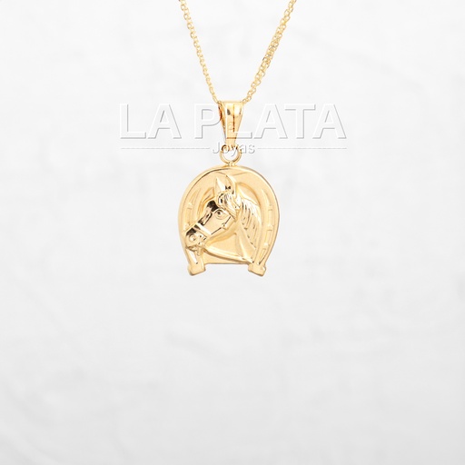 [DN01] DIJE ROSTRO DE CABALLO CON HERRADURA