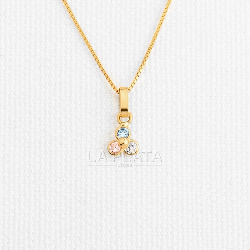 [DN124] DIJE FLOR TRES COLORES