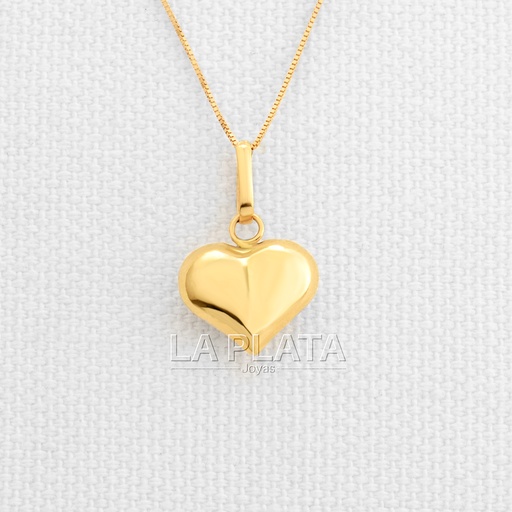 [DN286] DIJE CORAZON LISO GRANDE