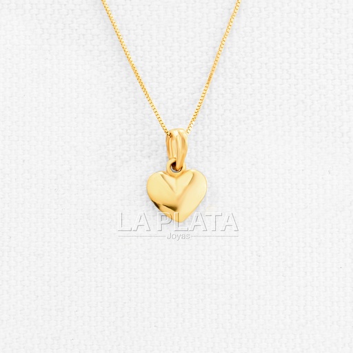[DN291] DIJE CORAZON RELLENO LISO
