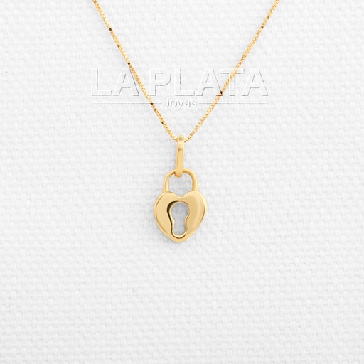 [DN315] DIJE CORAZON EN FORMA DE LLAVE