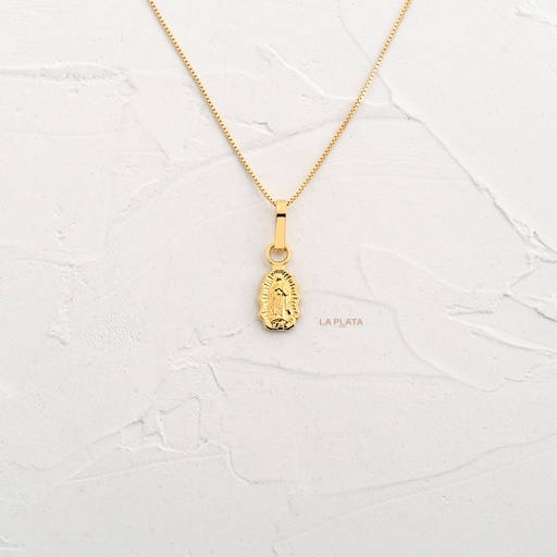 DIJE LA GUADALUPANA EN RELIEVE CURVA