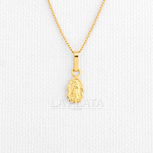 DIJE LA GUADALUPANA EN RELIEVE CURVA