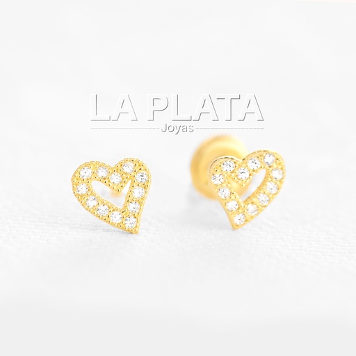 [TP17] TOPOS CORAZON MEDIO CURVO CIRCONADO 