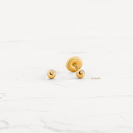 TOPOS BALINES ORO AMARILLO