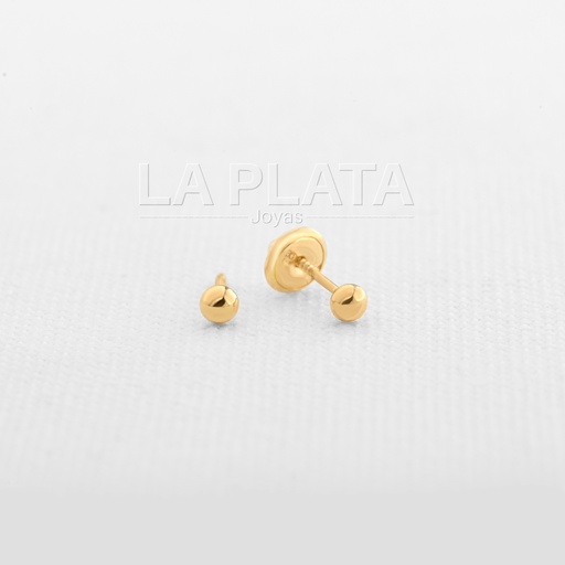 TOPOS BALINES ORO AMARILLO