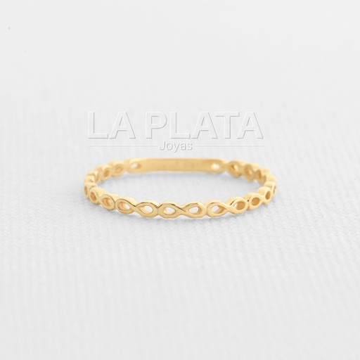 ANILLO VARIOS INFINITOS PEQUEÑO ENLAZADOS 