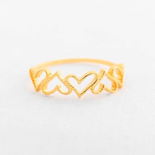 ANILLO CORAZÓN ENLAZADO