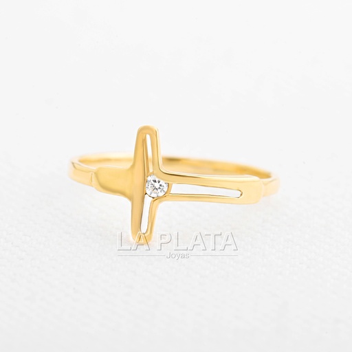 [AN88] ANILLO CRUZ LISA Y CIRCONADA 