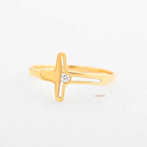 [AN88] ANILLO CRUZ LISA Y CIRCONADA 