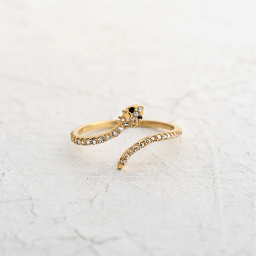 [AN148] ANILLO CULEBRA CIRCONADA 