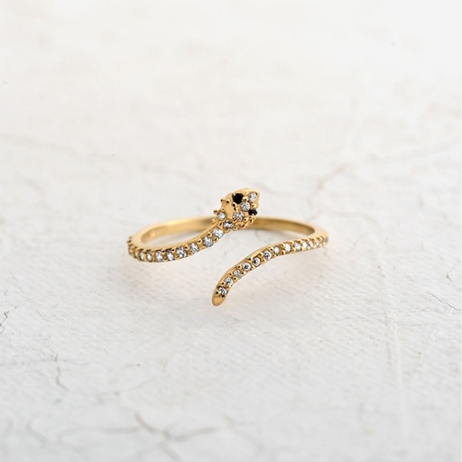 [AN148] ANILLO SERPIENTE CIRCONADA 
