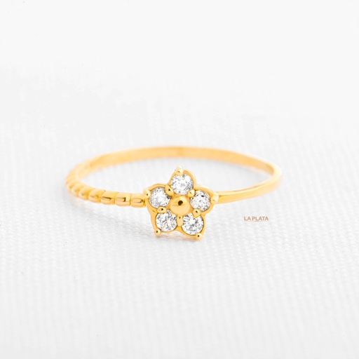 ANILLO HOJITAS CON CIRCÓN