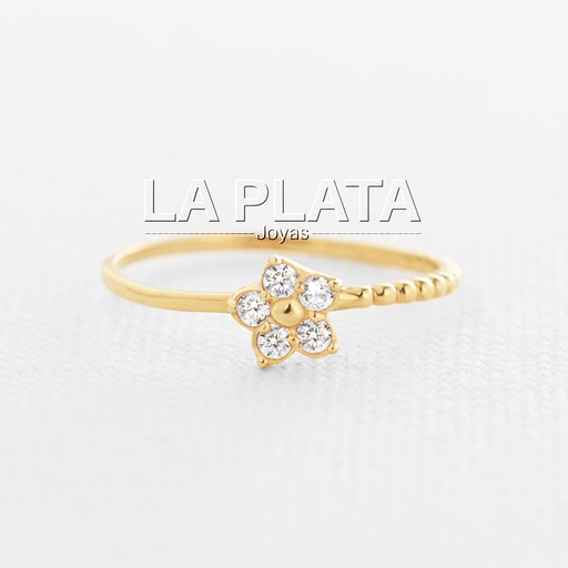 ANILLO HOJITAS CON CIRCON 