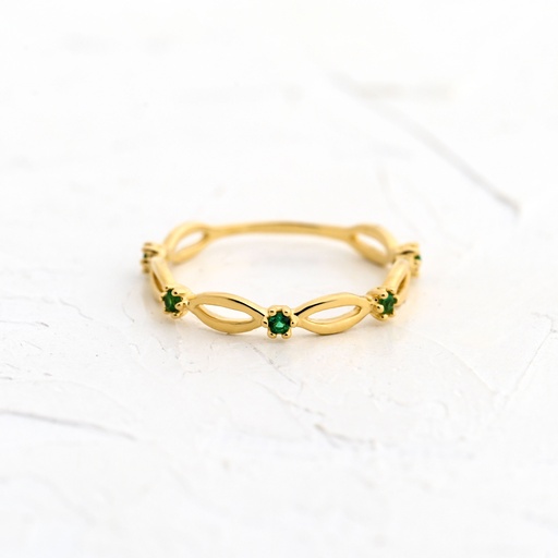 [AN185] ANILLO ETERNO CON CIRCON